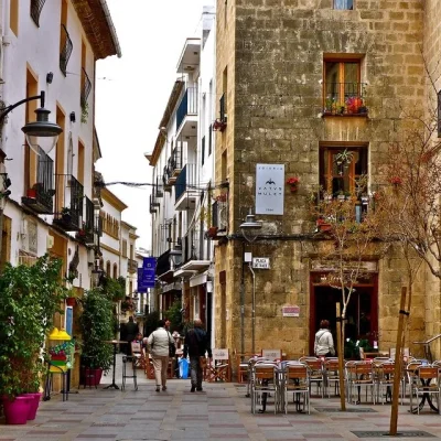 Historische charme in de straatjes van het oude centrum van Jávea
