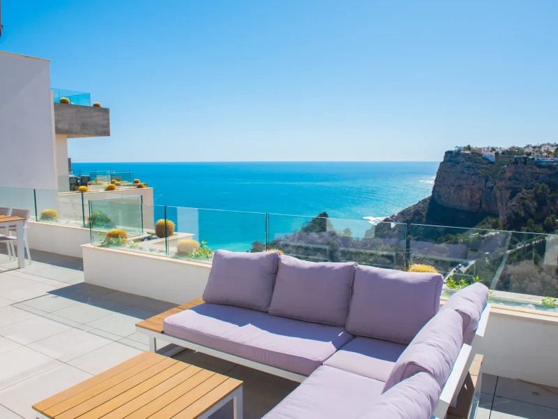 Luxe appartement in Benitachell, Cumbre del Sol met zeezicht