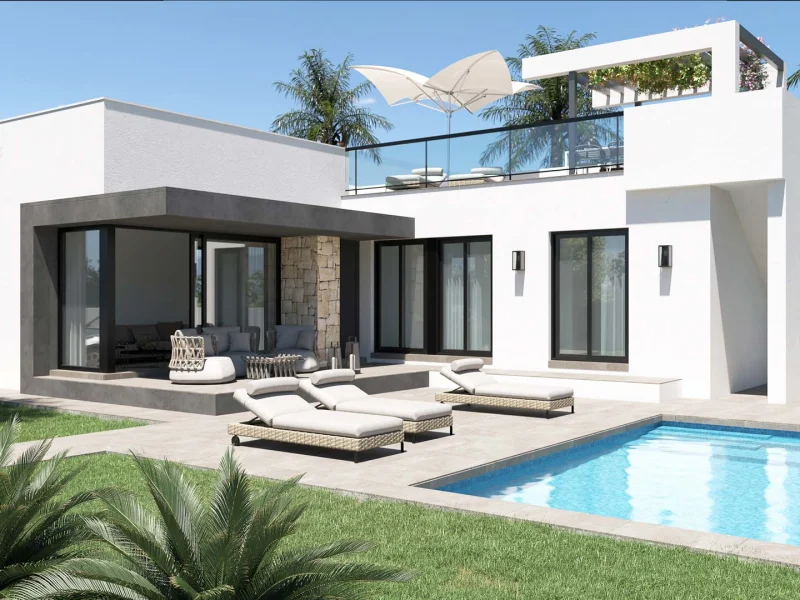 Moderne villa met solarium en tuin in El Verger, El Vergel