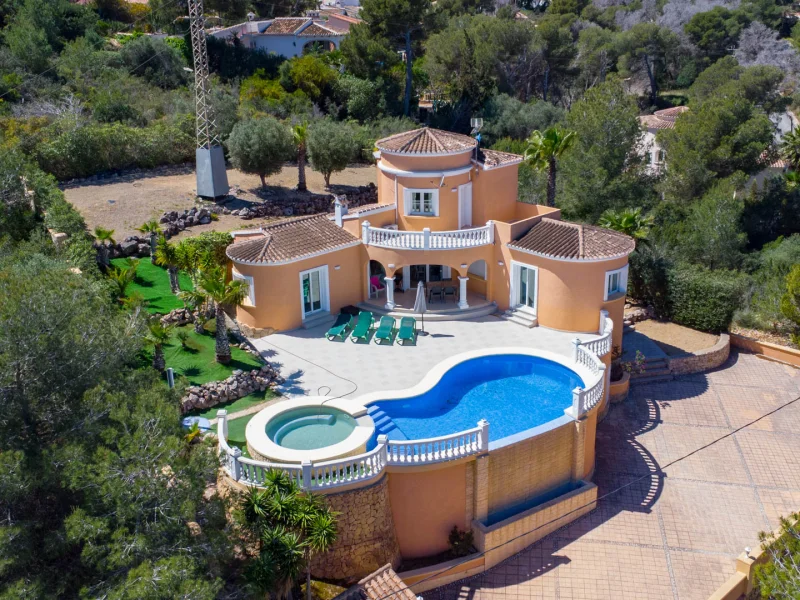 Villa in Costa Nova, Jávea met privézwembad en zeezicht