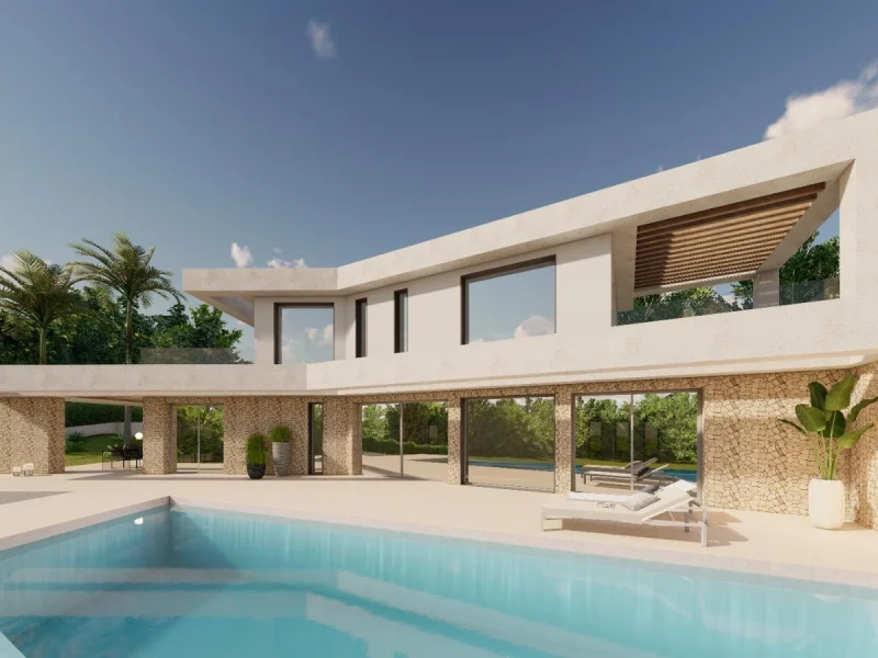 Moderne nieuwbouw villa in Jávea met infinity zwembad