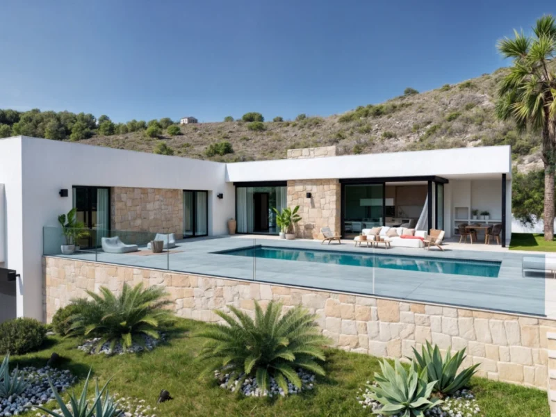 Moderne chalet met panoramisch uitzicht in Benitachell