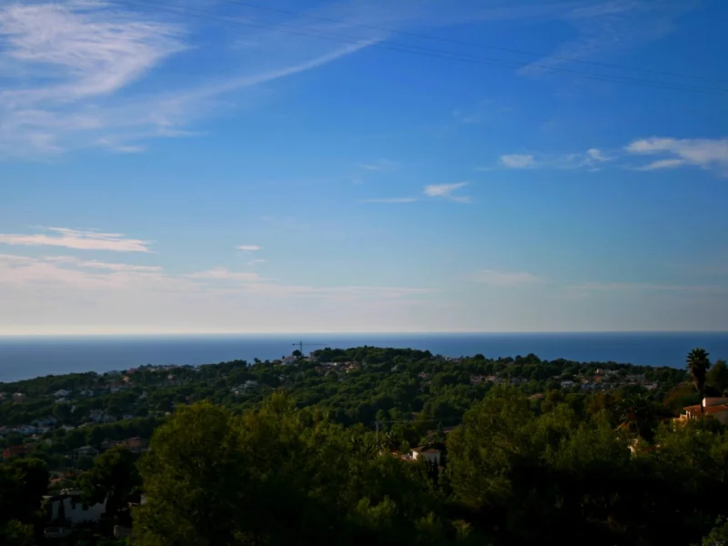 Bouwgrond in Moraira Benimeit met zeezicht