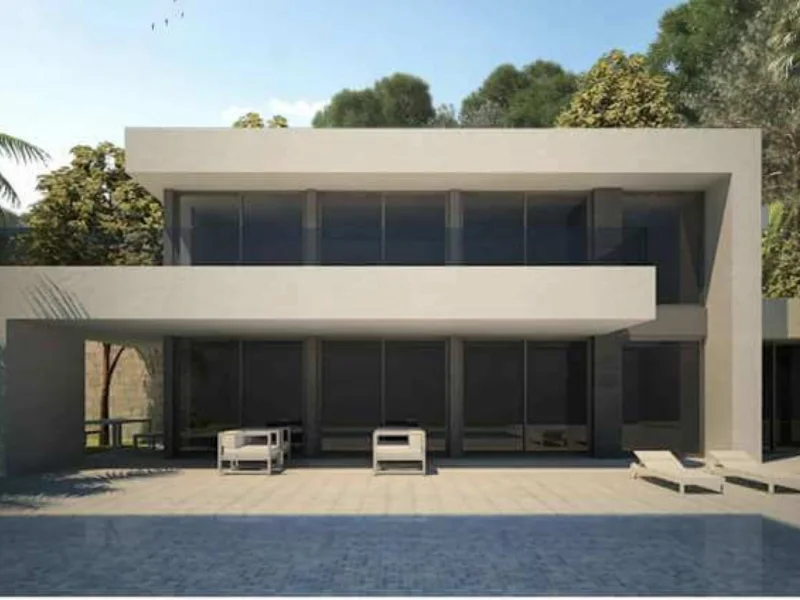 Moderne villa in Pedreguer, Monte Solana met panoramisch uitzicht