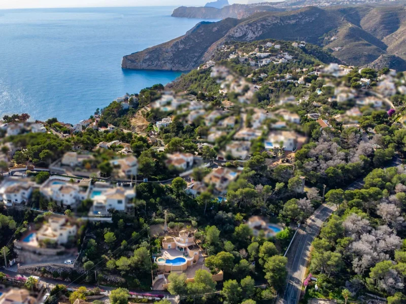 Villa met panoramisch uitzicht in Balcón al Mar, Jávea