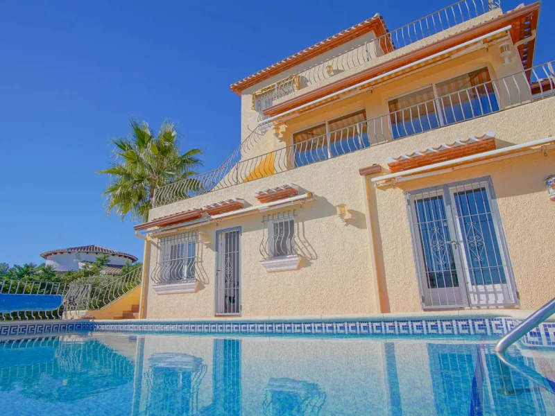 Villa in Pego, Monte Pego met zeezicht en zwembad