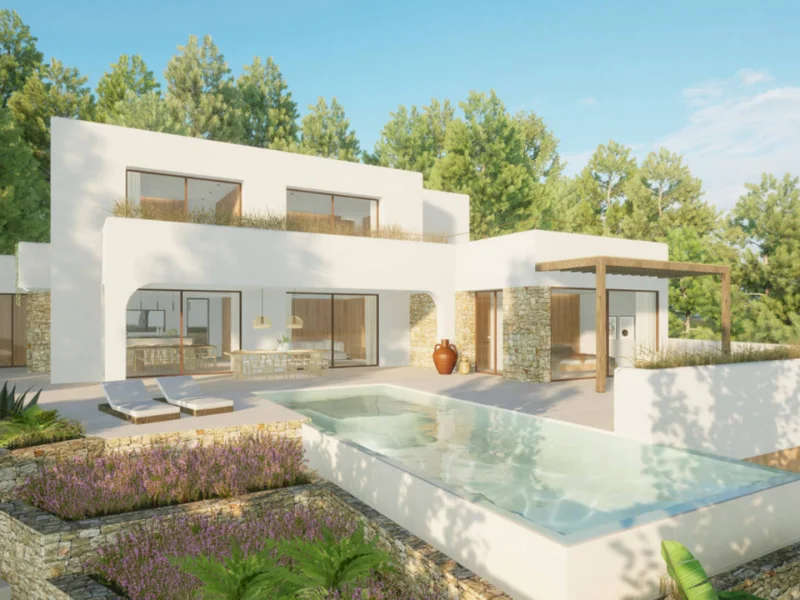 Villa met 4 slaapkamers te koop in Moraira: Privacy en comfort