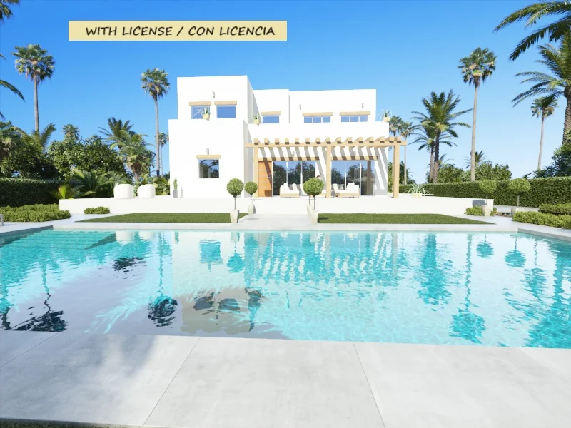 Moderne villa in Alcalalí, La Solana Gardens met privé zwembad