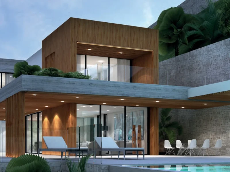 Moderne villa in Racó de Galeno, Benissa met zeezicht
