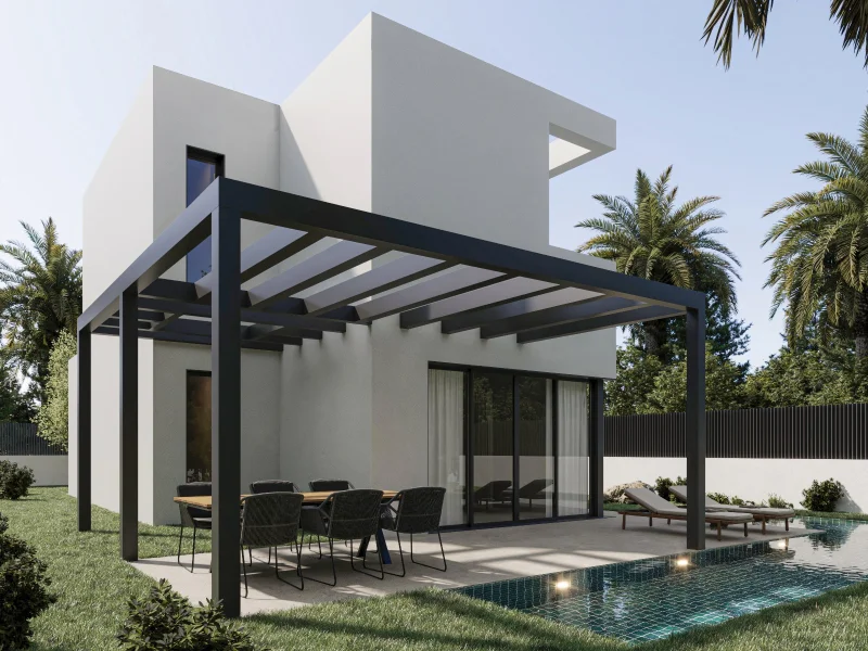 Moderne energiezuinige villa in Alcalalí met uitzicht op de vallei