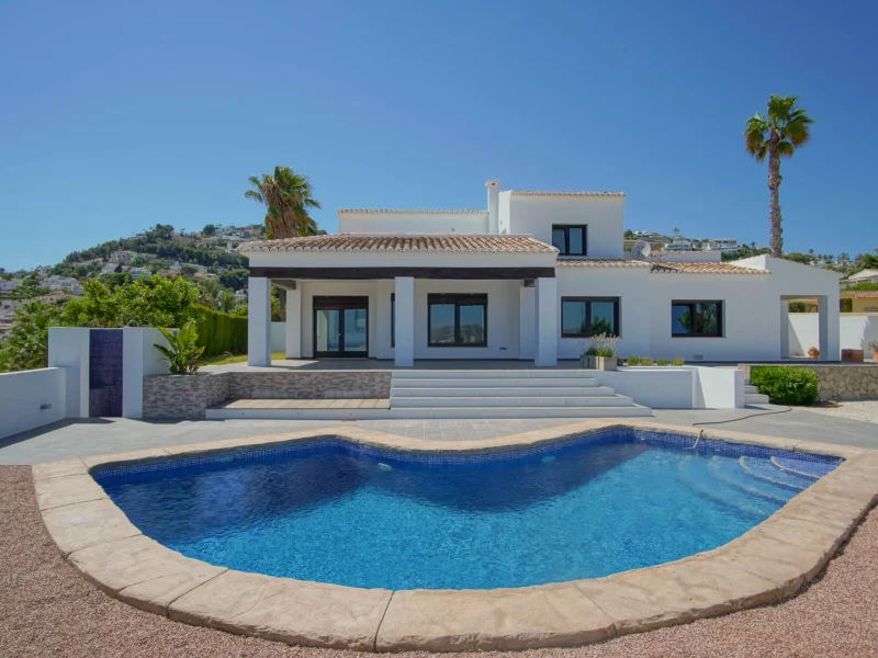 Mediterrane villa met zeezicht in Moraira, La Sabatera