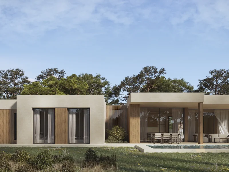 Moderne gelijkvloerse villa in Pla Roig, Calpe met privé zwembad