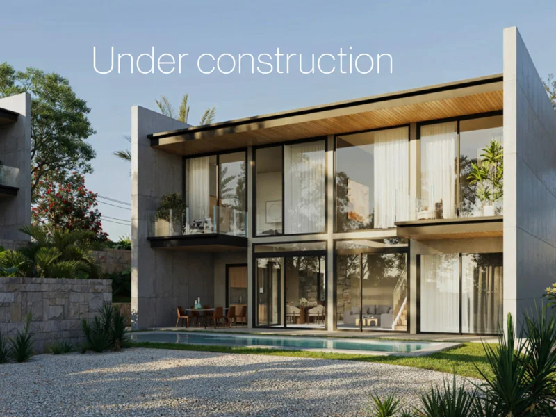 Moderne nieuwbouw villa in Calpe, Partida La Merced met zwembad