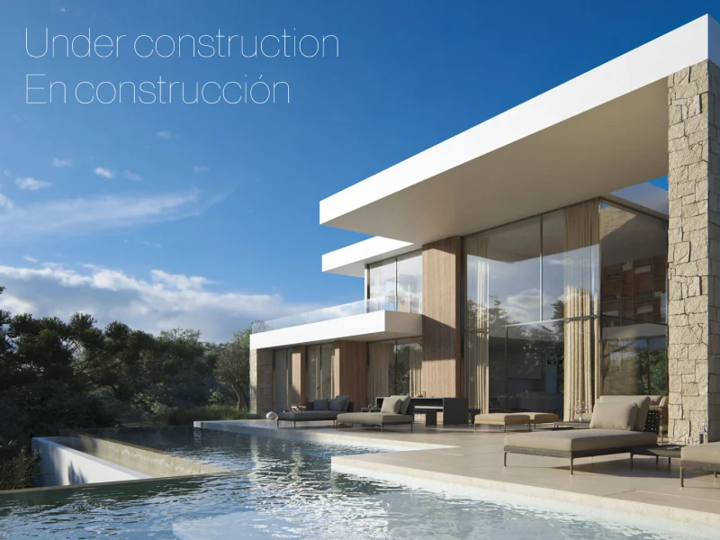 Eigentijdse villa in Fanadix, Moraira met panoramisch zeezicht