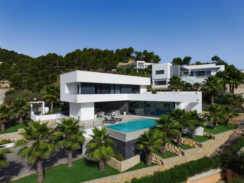 Moderne luxe villa met zeezicht in Jávea, Tosalet 5
