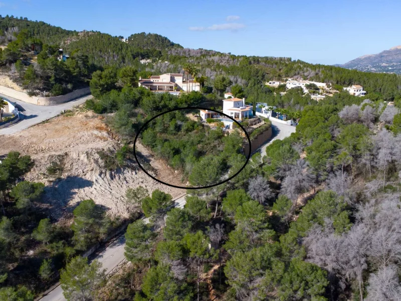 Bouwgrond met zeezicht in Tosalet 5, Jávea