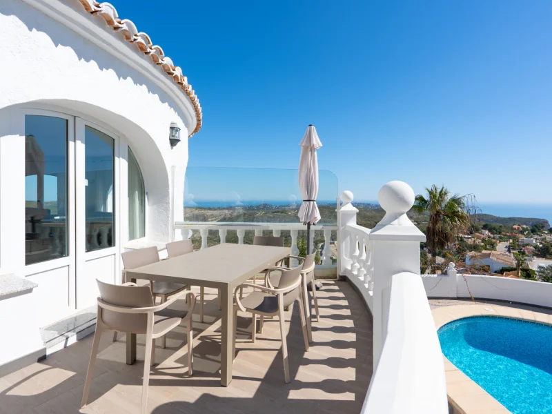 Traditionele villa met zeezicht in Benitachell, Cumbre del Sol
