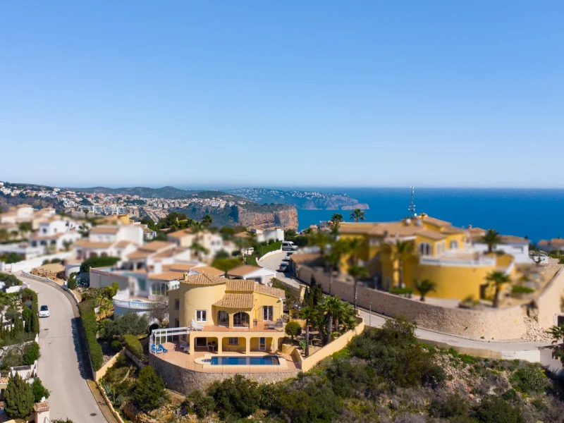Traditionele villa met gastenverblijf in Benitachell, Cumbre del Sol