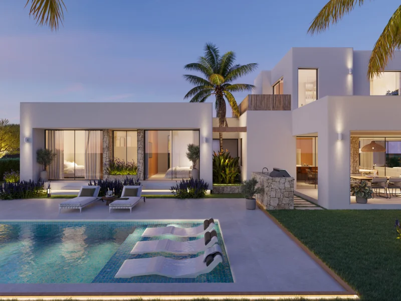 Villa in Jávea met Privé Zwembad en Zeezicht