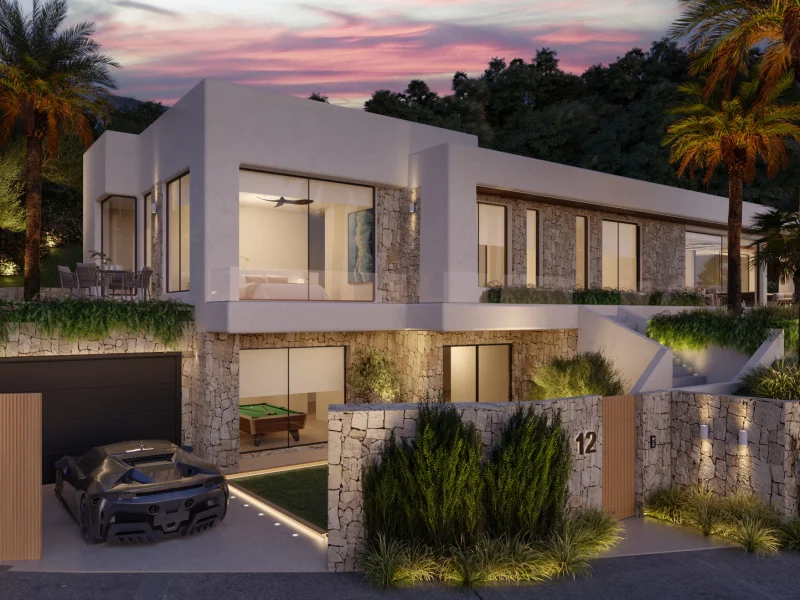 Villa in Jávea met Panoramisch Zeezicht te Koop