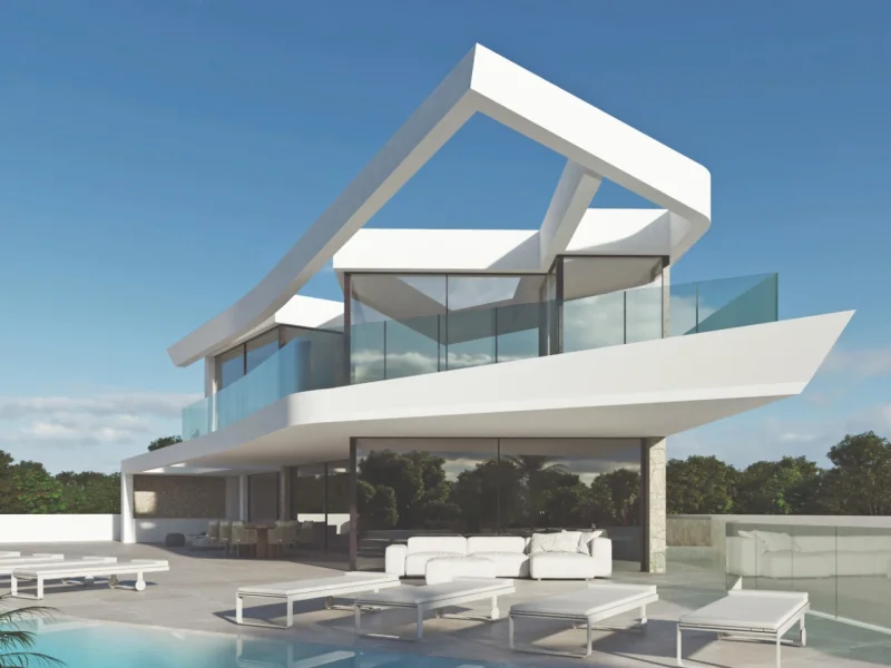 Exclusieve villa in Moraira, Coma de los Frailes met zeezicht