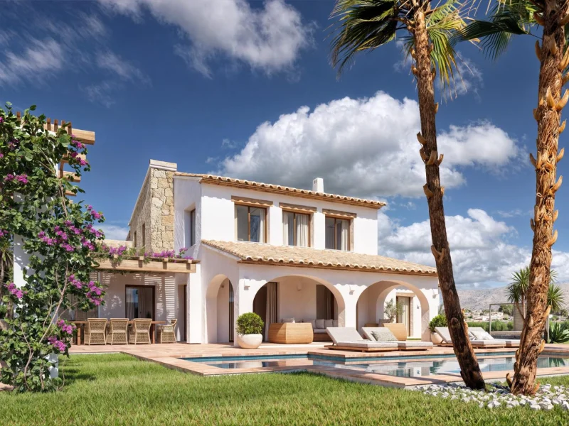 Elegante mediterrane finca in Teulada met zeezicht