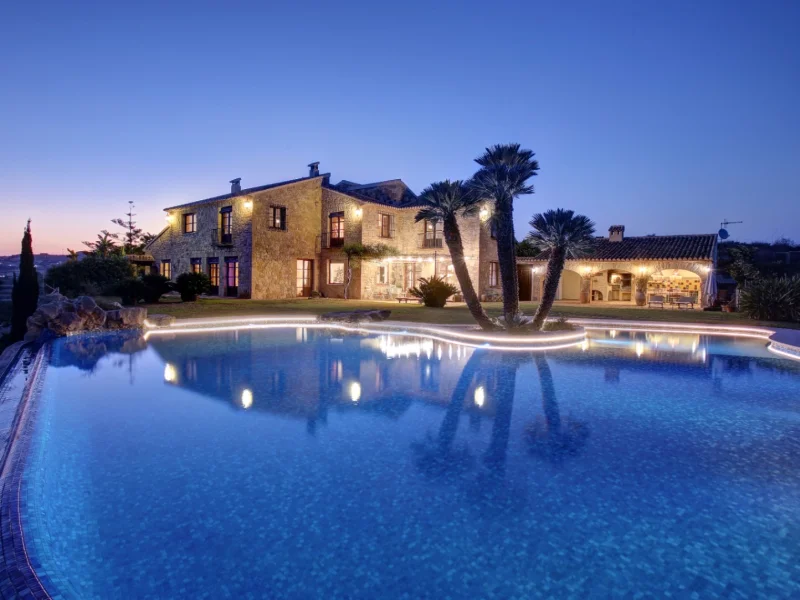 Mediterrane finca in Moraira met zeezicht