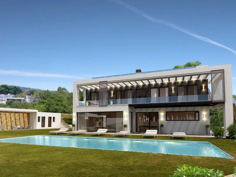 Modern villa project in Benissa, Cala Advocat met zeezicht