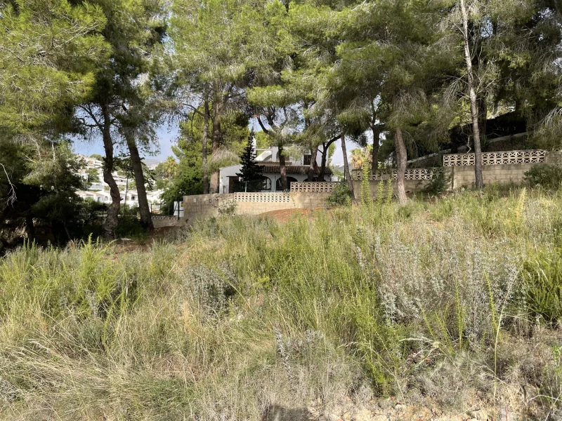 Perceel in Costera del Mar, Moraira met panoramisch uitzicht