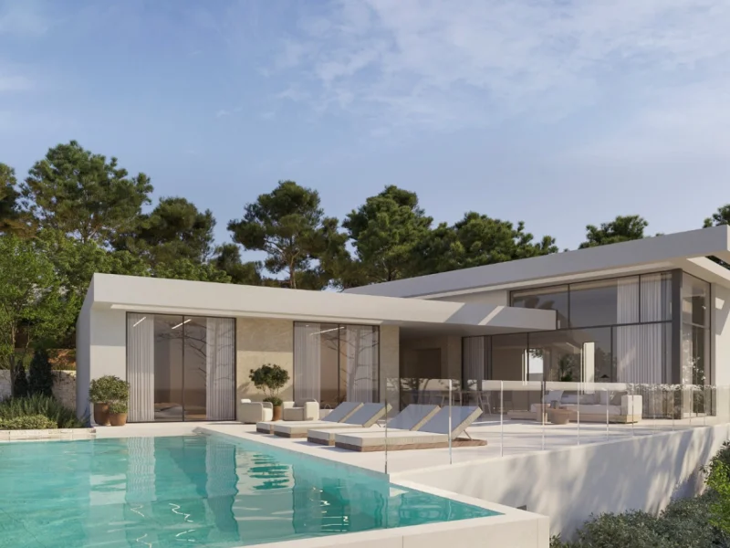 Moderne nieuwbouw villa in Benitachell, Los Molinos met zeezicht