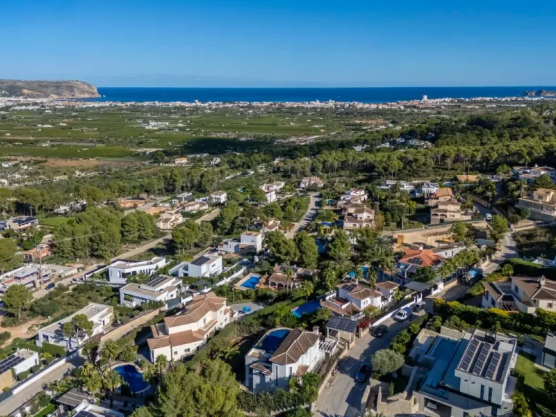 Villa met uitzicht op zee en de Montgó in Jávea