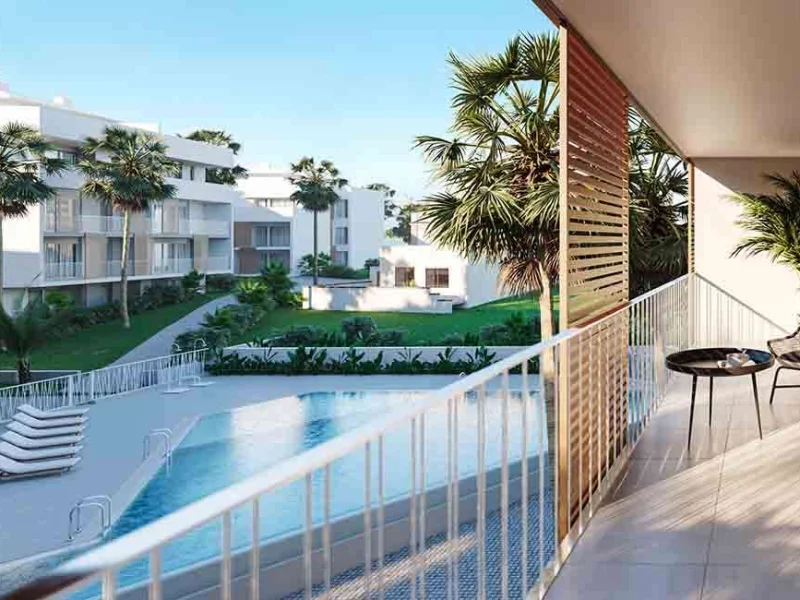 Nieuwbouw appartement met zwembad en fitnessruimte in Jávea
