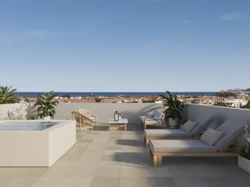 Nieuwbouw penthouse met zeezicht in Jávea