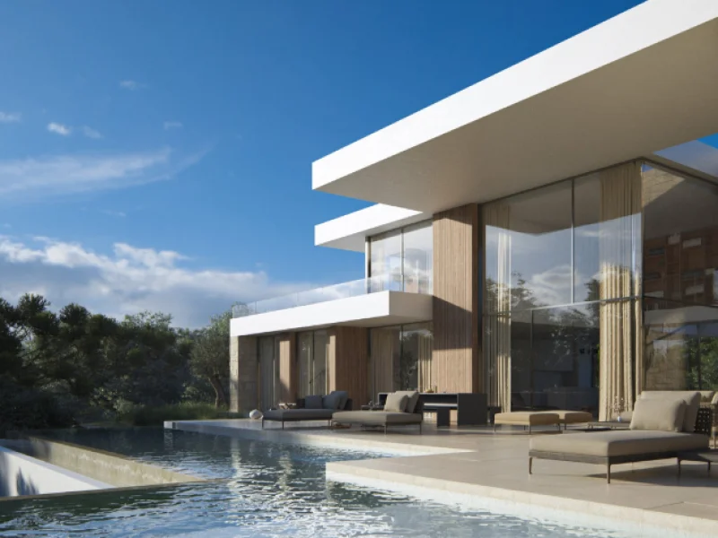 Luxe nieuwbouw villa in Moraira met zeezicht