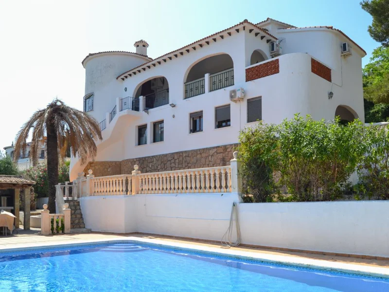 Villa met zeezicht en gastenverblijf in Pedreguer, Monte Pedreguer