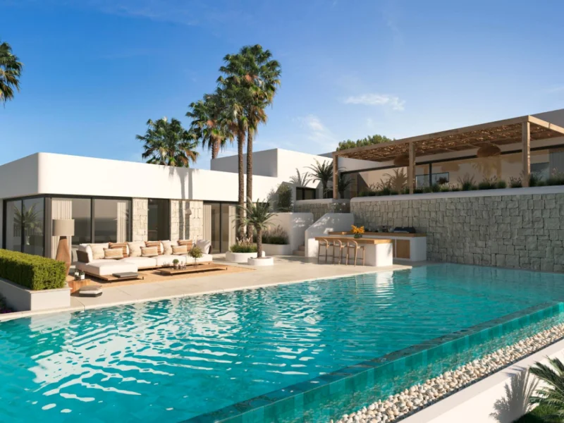 Moderne villa met drie slaapkamers en privézwembad in Jávea