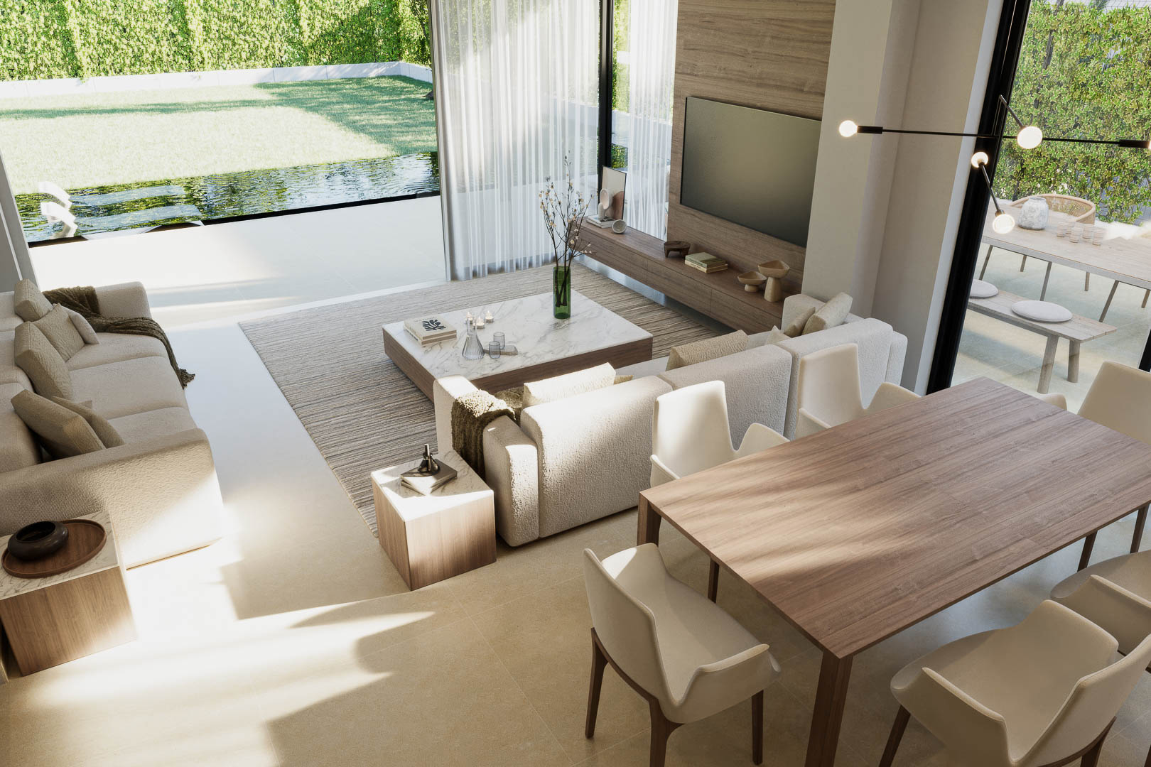 Moderne villa met drie slaapkamers en privézwembad in Finestrat