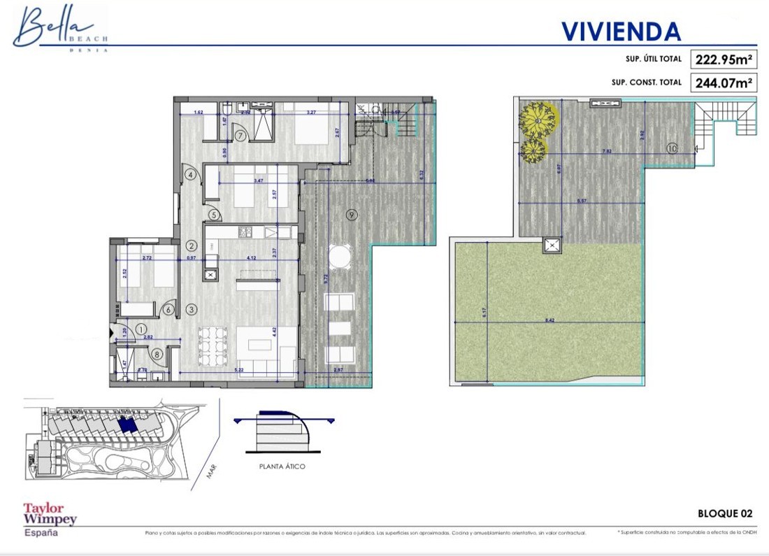 Luxe Appartement in Dénia, Nieuwbouw met 3 Slaapkamers