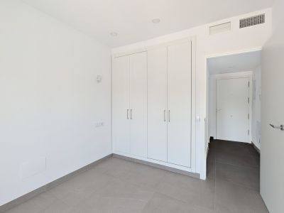 Slaapkamer met inbouwkast