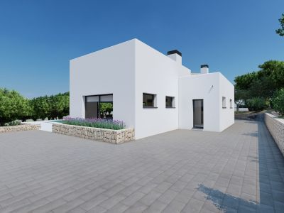 Buitenaanzicht van de villa