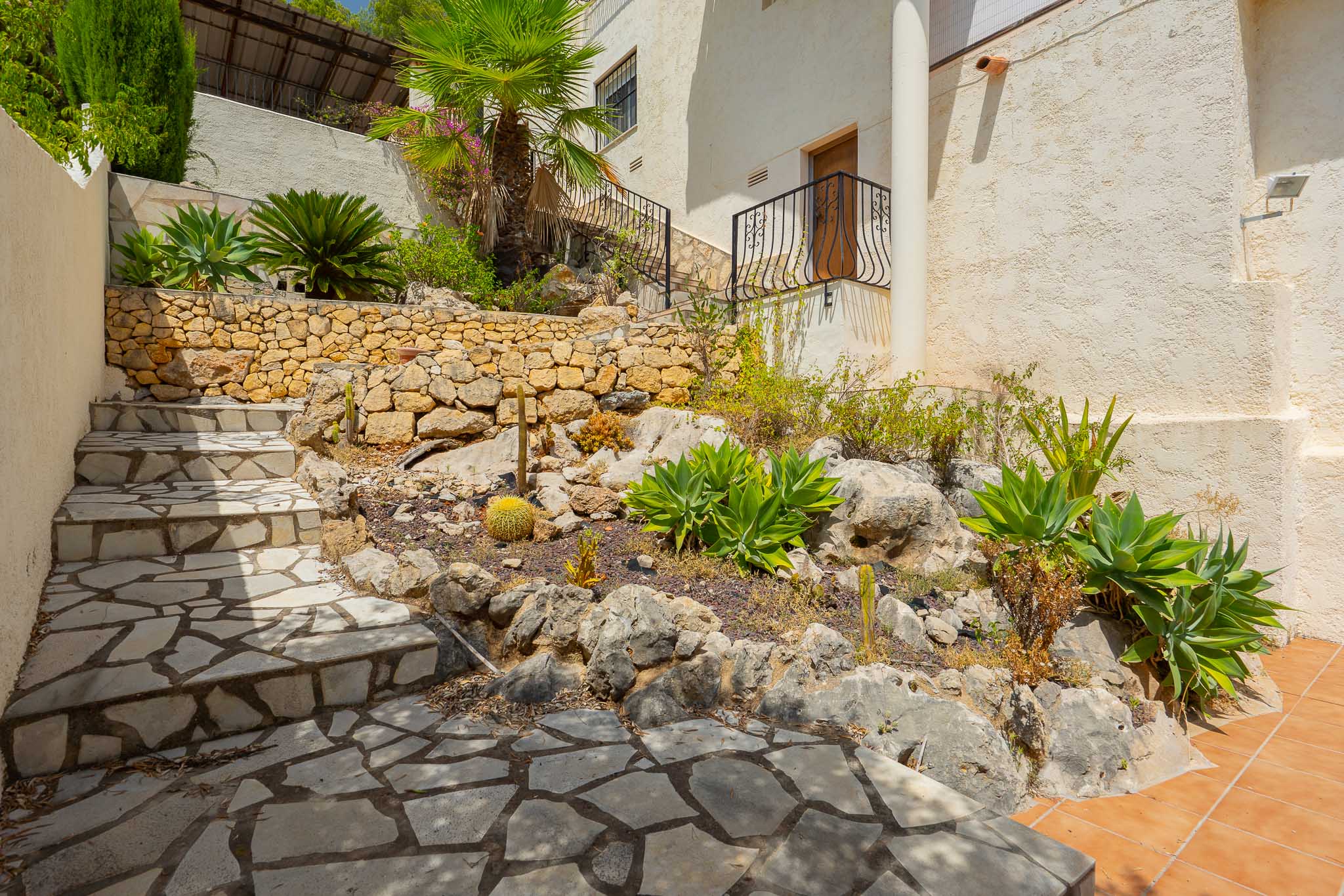Tuin en buitentrap