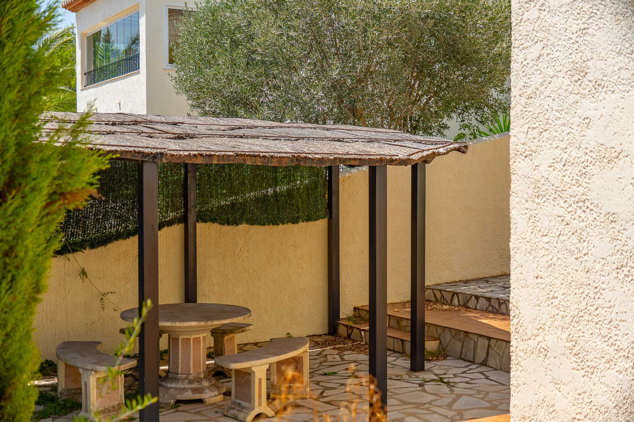 Pergola in de tuin