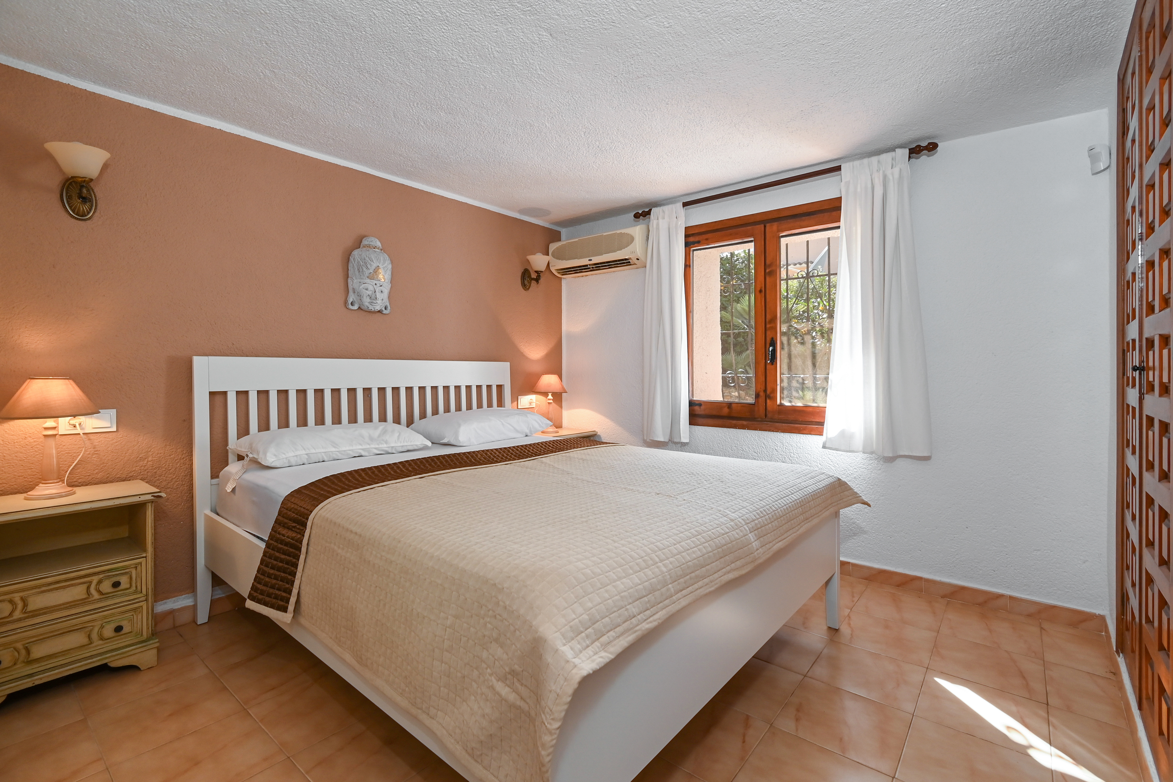 Slaapkamer van de villa