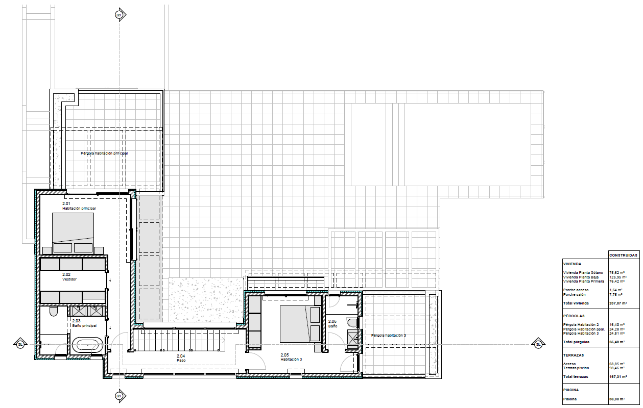 Plattegrond eerste verdieping