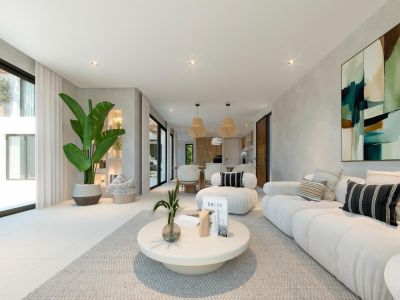 Open woon- en eetkamer