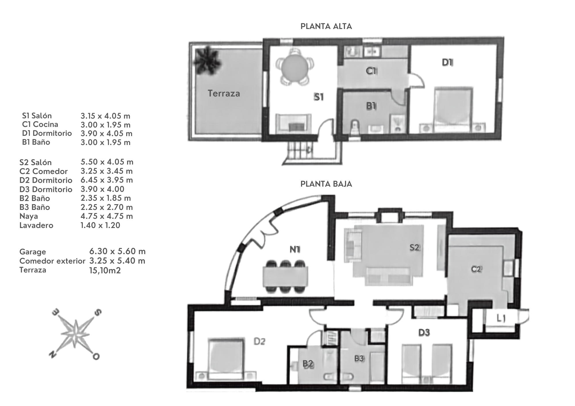 Plattegrond van de woning