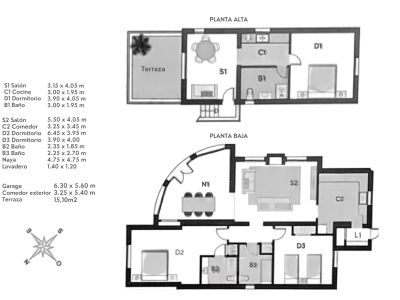 Plattegrond van de woning