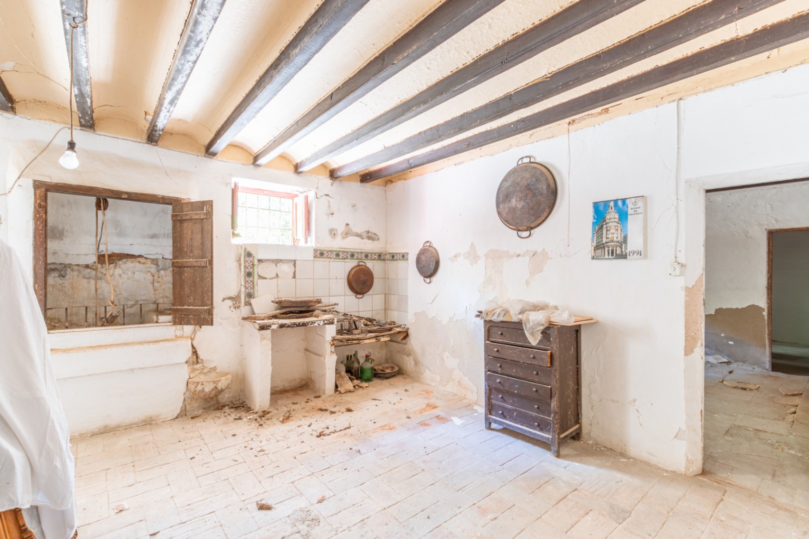 Oude rustieke keuken