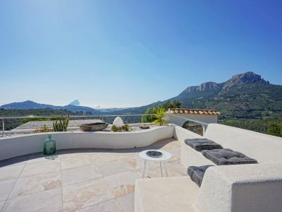 Terras met panoramisch uitzicht