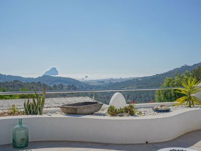 Terras met panoramisch uitzicht